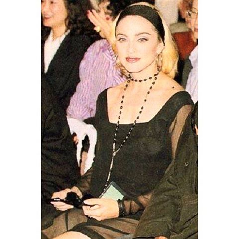Madonna wearing Anna Sui