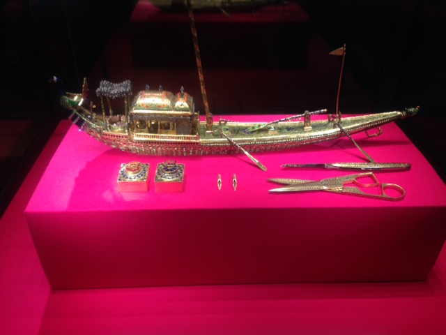 Peacock Barge Inkstand